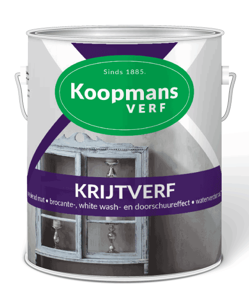 boter Norm rijst Koopmans Krijtverf: in elke gewenste kleur - Koopmansverfshop.nl