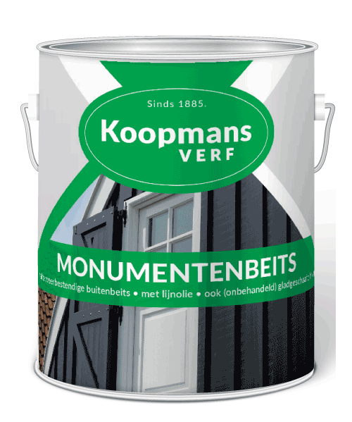 Inwoner straffen liefdadigheid Monumentenbeits: zwarte beits voor hout buiten - Koopmansverfshop.nl